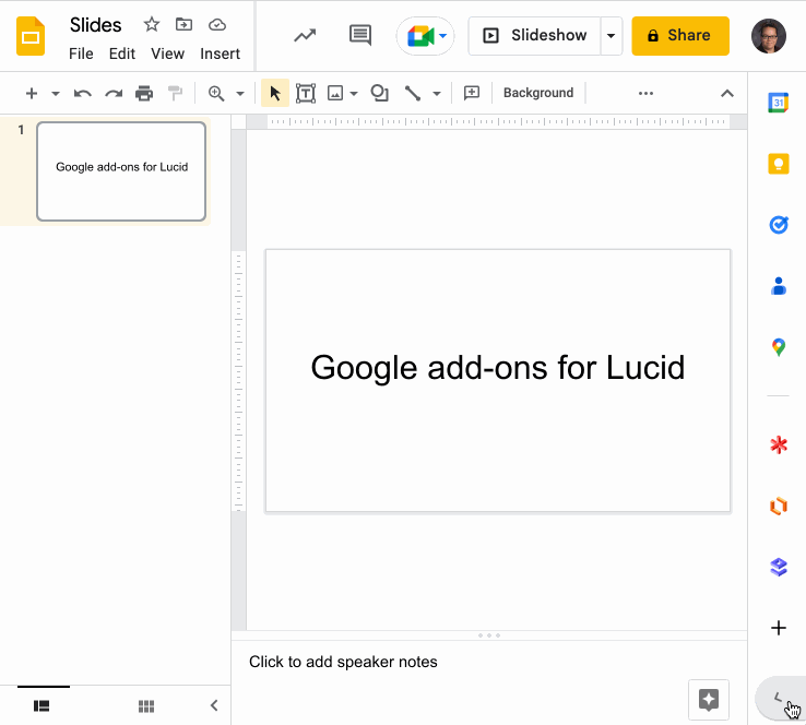 embed Lucid documents into Google Workspace