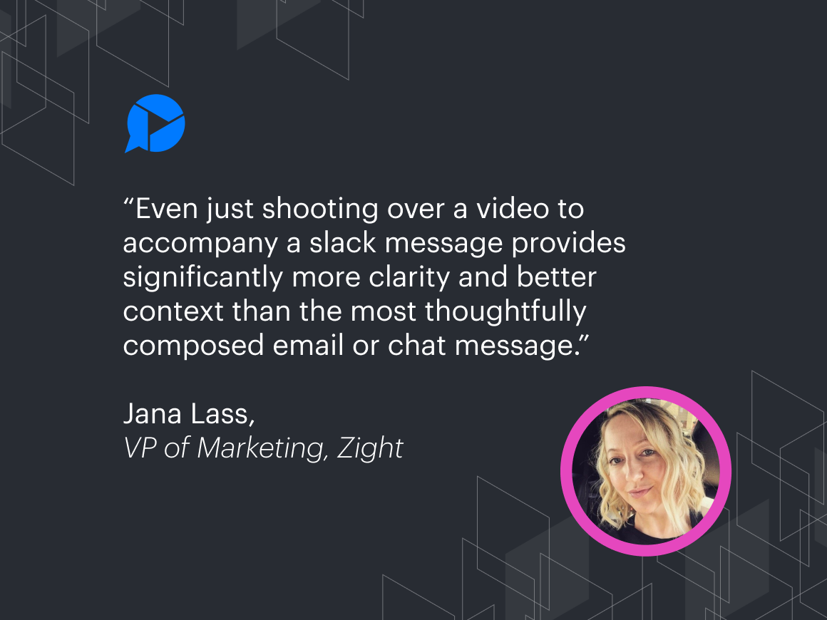 Jana Lass, VP of Marketing at Zight