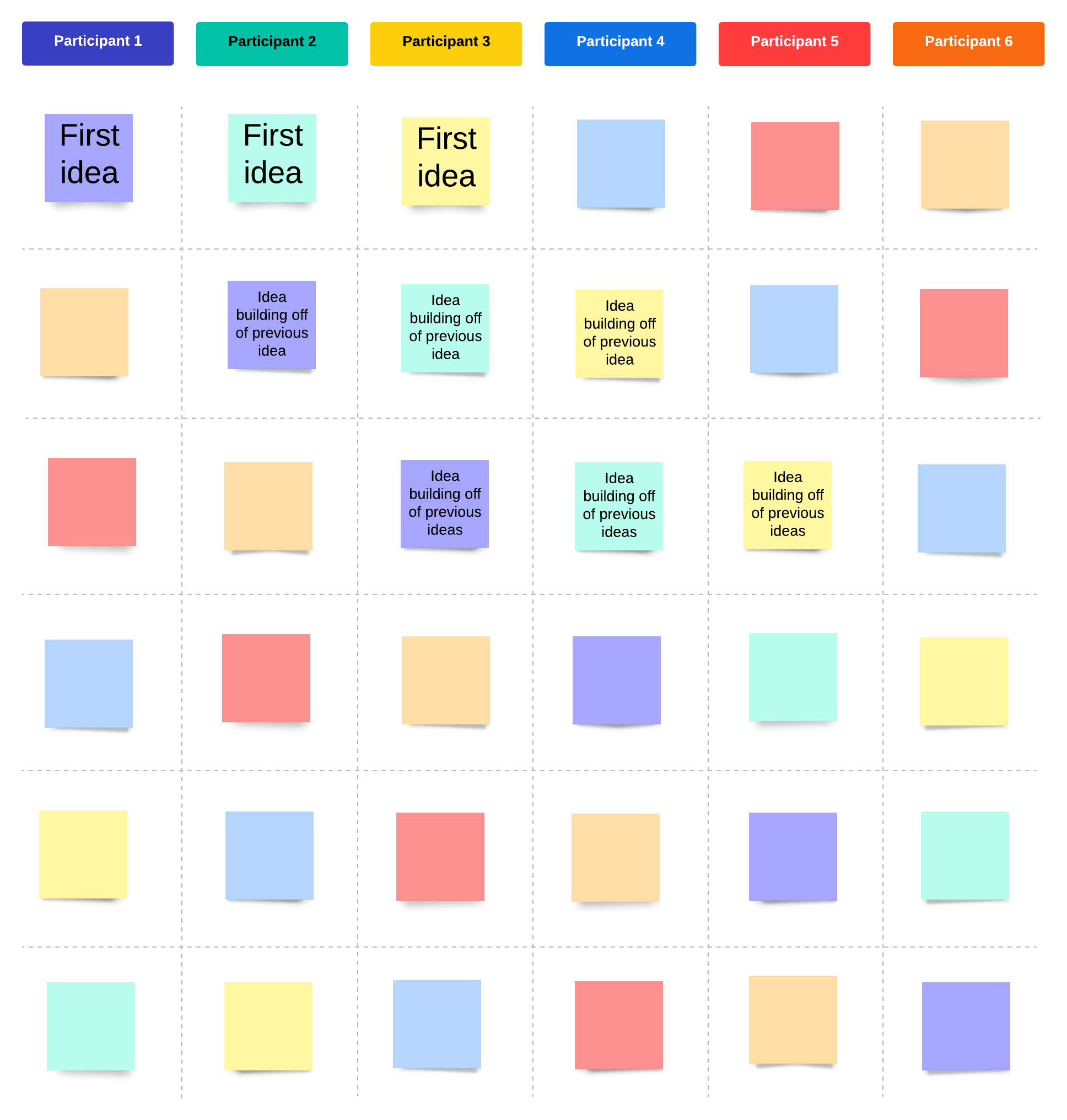 Image of a brain writing template