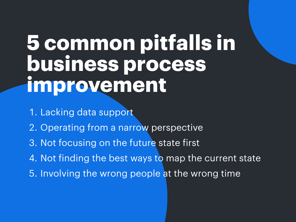 5 häufige Fallstricke bei der Verbesserung von Unternehmensprozessen