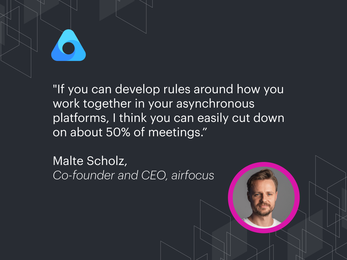 Malte Scholz, Co-founder and CEO, airfocus