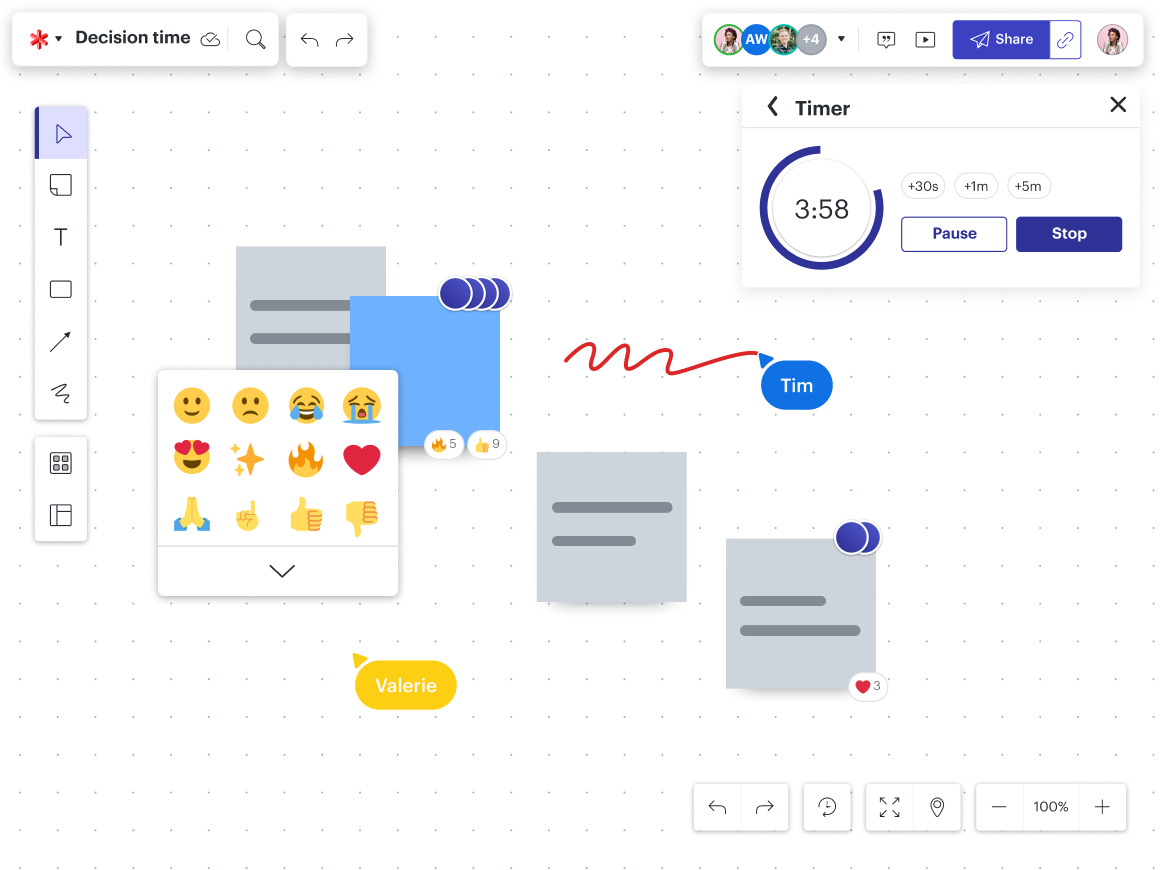 voting and emojis for decision making