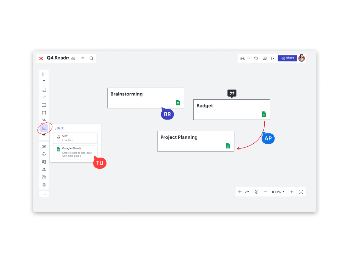 Lucid Cards for Google Sheets