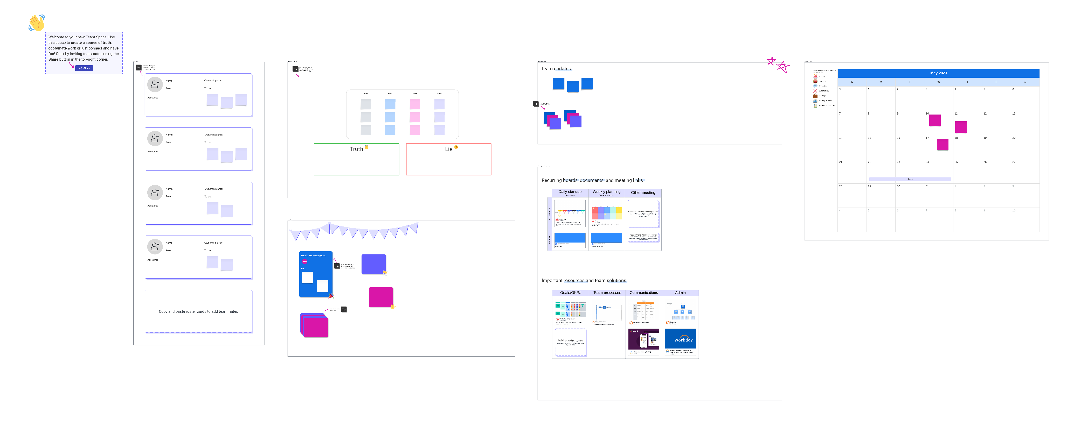 team spaces general template